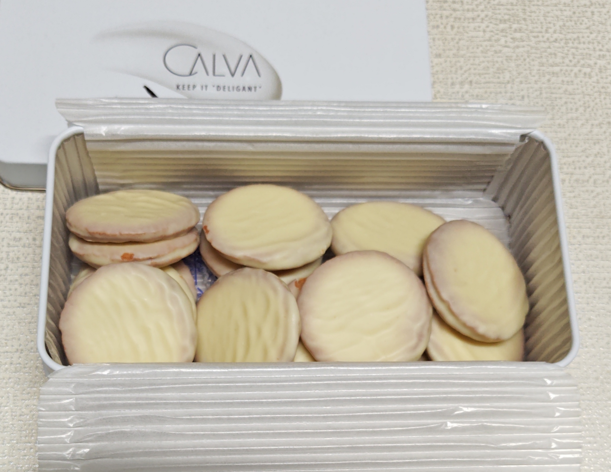 CALVA ラングドシャ ヴァニーユ ショコラ ブラン