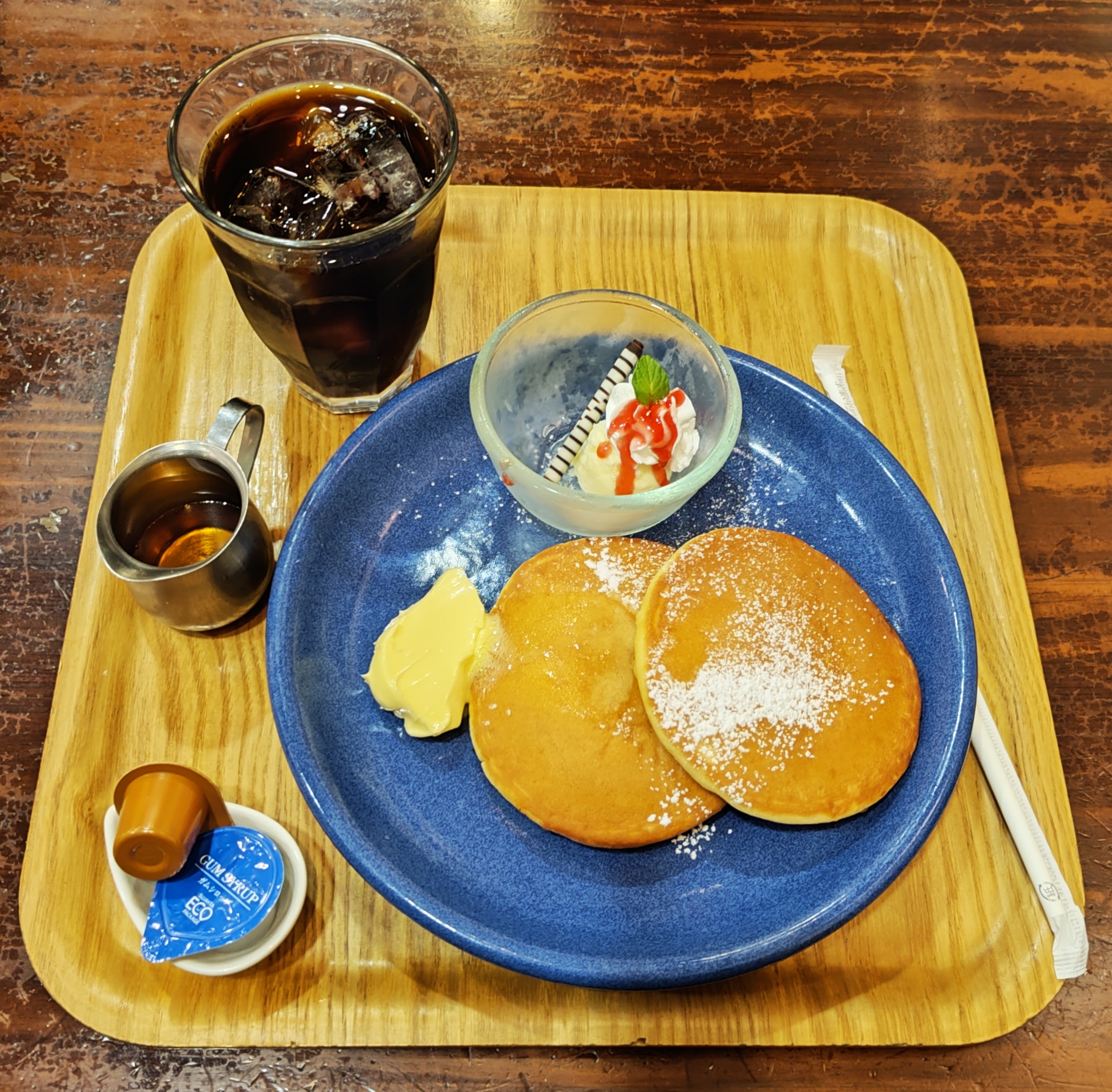 イオンスタイル岡崎 餡茶古珈舗TiPTOP ホットケーキ